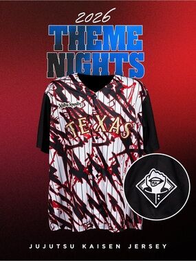 Texas Ranger x Jujutsu Kaisen Jersey Collab